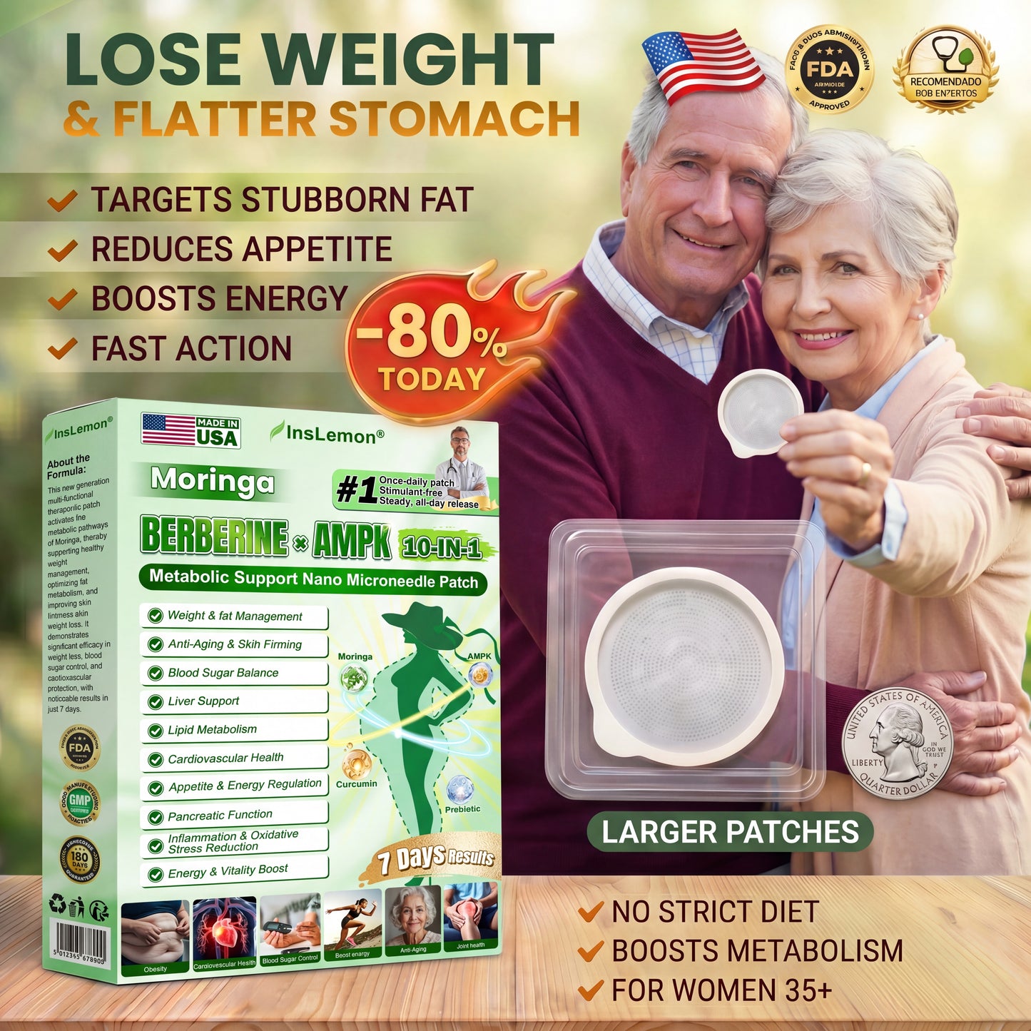 🧑‍⚕️𝐈𝐧𝐬𝐋𝐞𝐦𝐨𝐧® 𝗠𝗼𝗿𝗶𝗻𝗴𝗮 × 𝗕𝗲𝗿𝗯𝗲𝗿𝗶𝗻𝗲 × 𝗔𝗠𝗣𝗞 𝟭𝟬-𝗶𝗻-𝟭 𝗠𝗲𝘁𝗮𝗯𝗼𝗹𝗶𝗰 𝗦𝘂𝗽𝗽𝗼𝗿𝘁 𝗡𝗮𝗻𝗼 𝗠𝗶𝗰𝗿𝗼𝗻𝗲𝗲𝗱𝗹𝗲 𝗣𝗮𝘁𝗰𝗵🇺🇸(𝐉𝐮𝐬𝐭 𝐨𝐧𝐜𝐞 𝐚 𝐝𝐚𝐲, 𝐯𝐢𝐬𝐢𝐛𝐥𝐞 𝐜𝐡𝐚𝐧𝐠𝐞𝐬 𝐢𝐧 𝟕 𝐝𝐚𝐲𝐬） ✅ 𝐅𝐨𝐫 𝐨𝐛𝐞𝐬𝐢𝐭𝐲, 🅛🅞🅞🅢🅔 🅢🅚🅘🅝,𝐝𝐢𝐚𝐛𝐞𝐭𝐞𝐬, 𝐬𝐥𝐞𝐞𝐩 𝐚𝐩𝐧𝐞𝐚, 𝐣𝐨𝐢𝐧𝐭 𝐢𝐬𝐬𝐮𝐞𝐬, 𝐚𝐧𝐝 𝐦𝐨𝐫𝐞